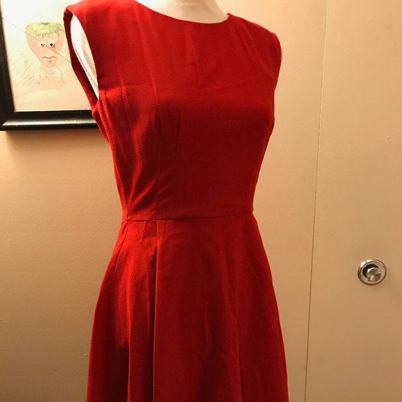 Dresses & Skirts - The Limited Rad Red Dress; 4